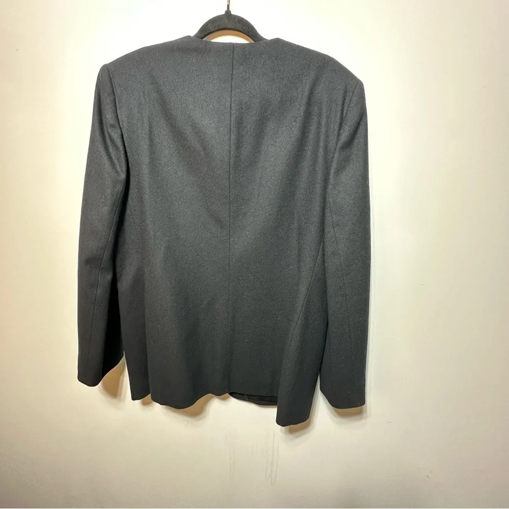 VTG Pendleton 100% Virgin Wool Black Jacket 14